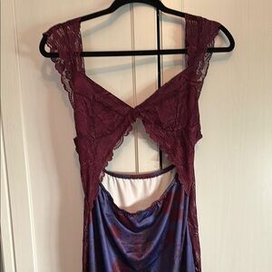 Elegant Lace Trimmed Dress